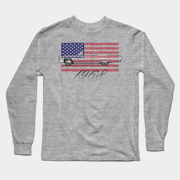 USA 1968 Long Sleeve T-Shirt by JRCustoms44